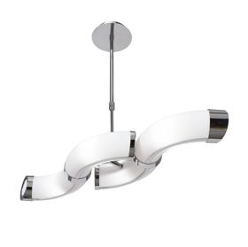 M0650  Guss Rectangular Telescopic/Semi Flush 4 Light